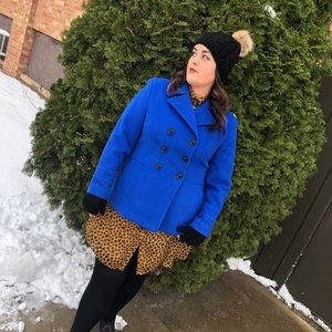 Royal Blue Pea Coat